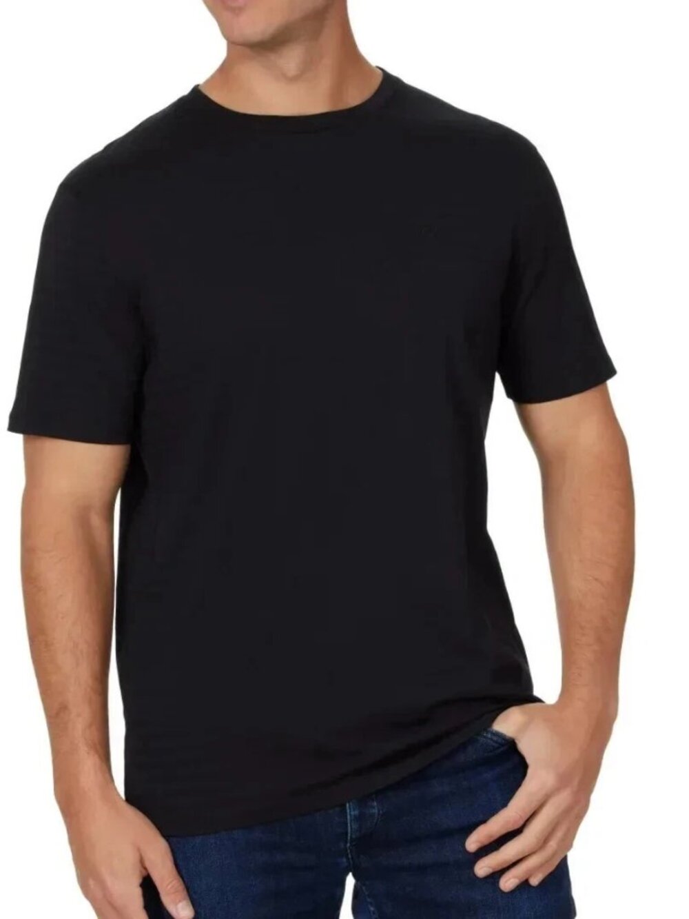 NWT Calvin Klein Men’s Black Tee 🖤 Cotton Crewneck Size S, M, L